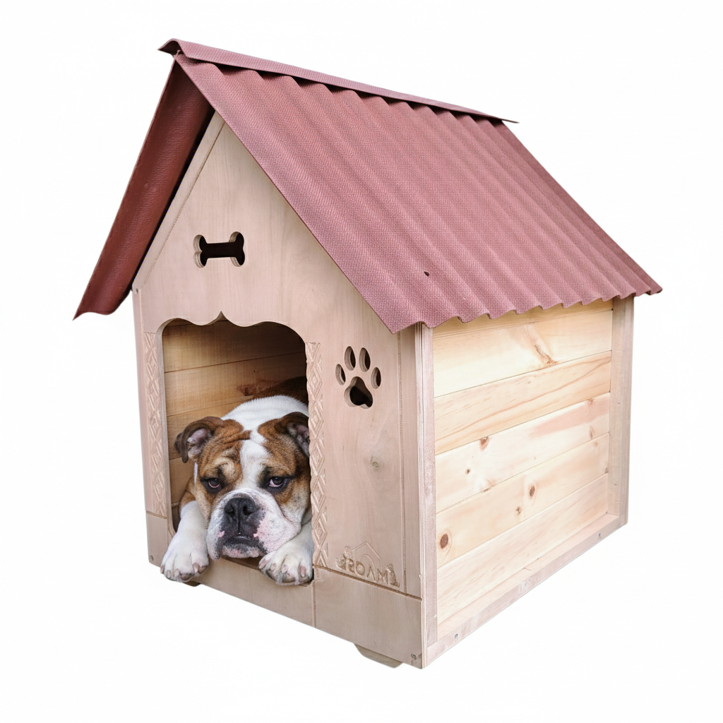 Casa Para Perros En Pino Interperie