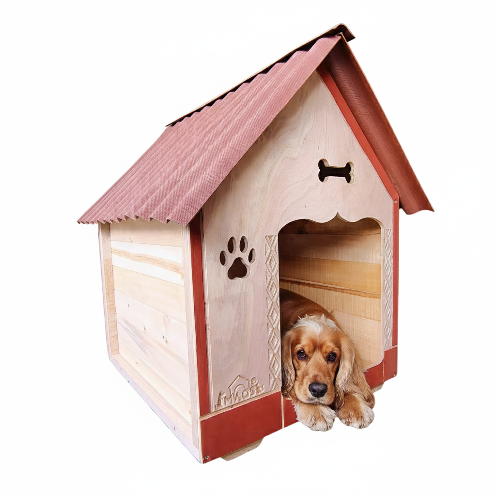 Casa Para Perros En Pino Interperie