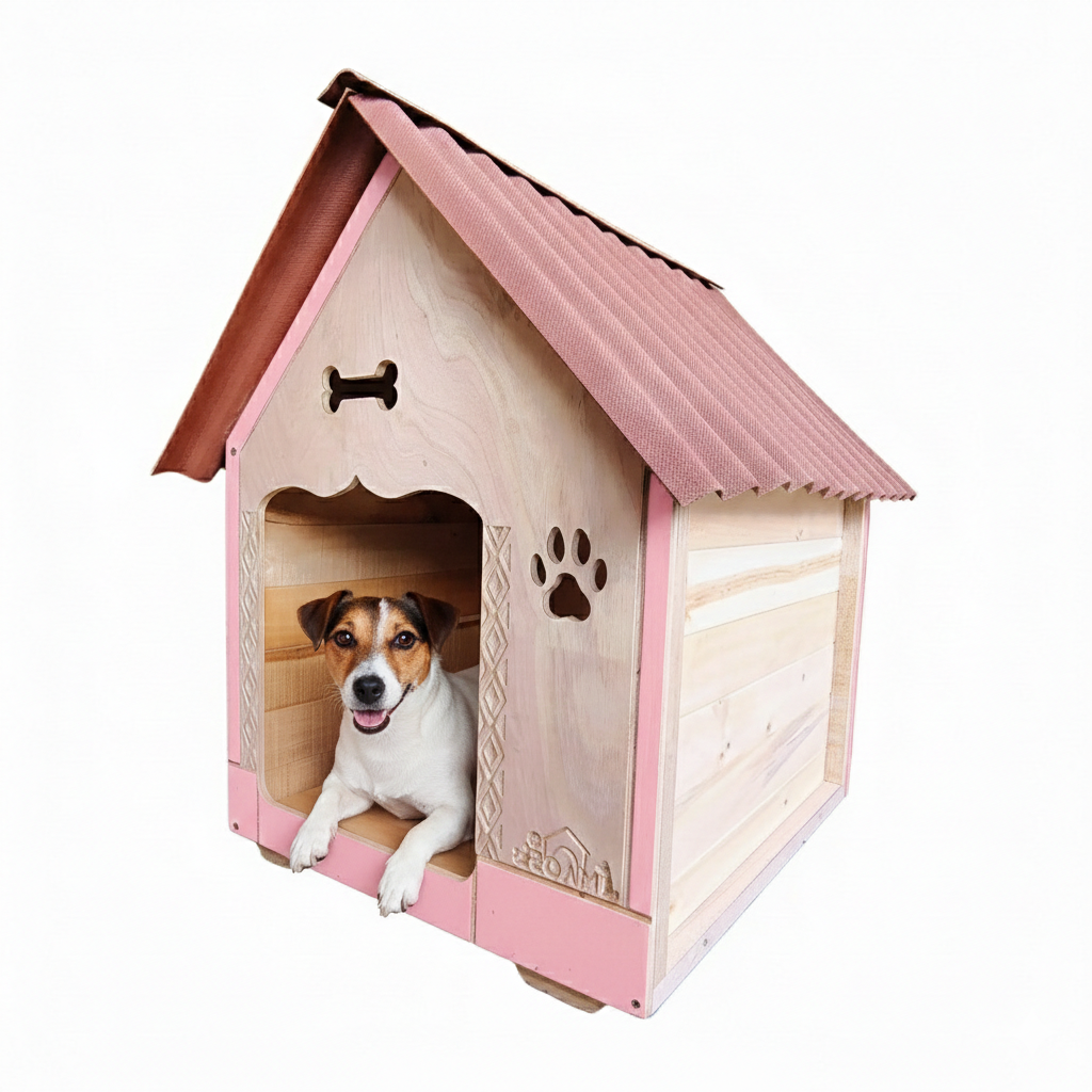 Casa Para Perros En Pino Interperie