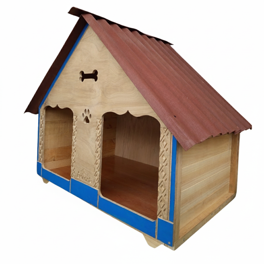 Casa Fresh Doble Para Perro En Pino