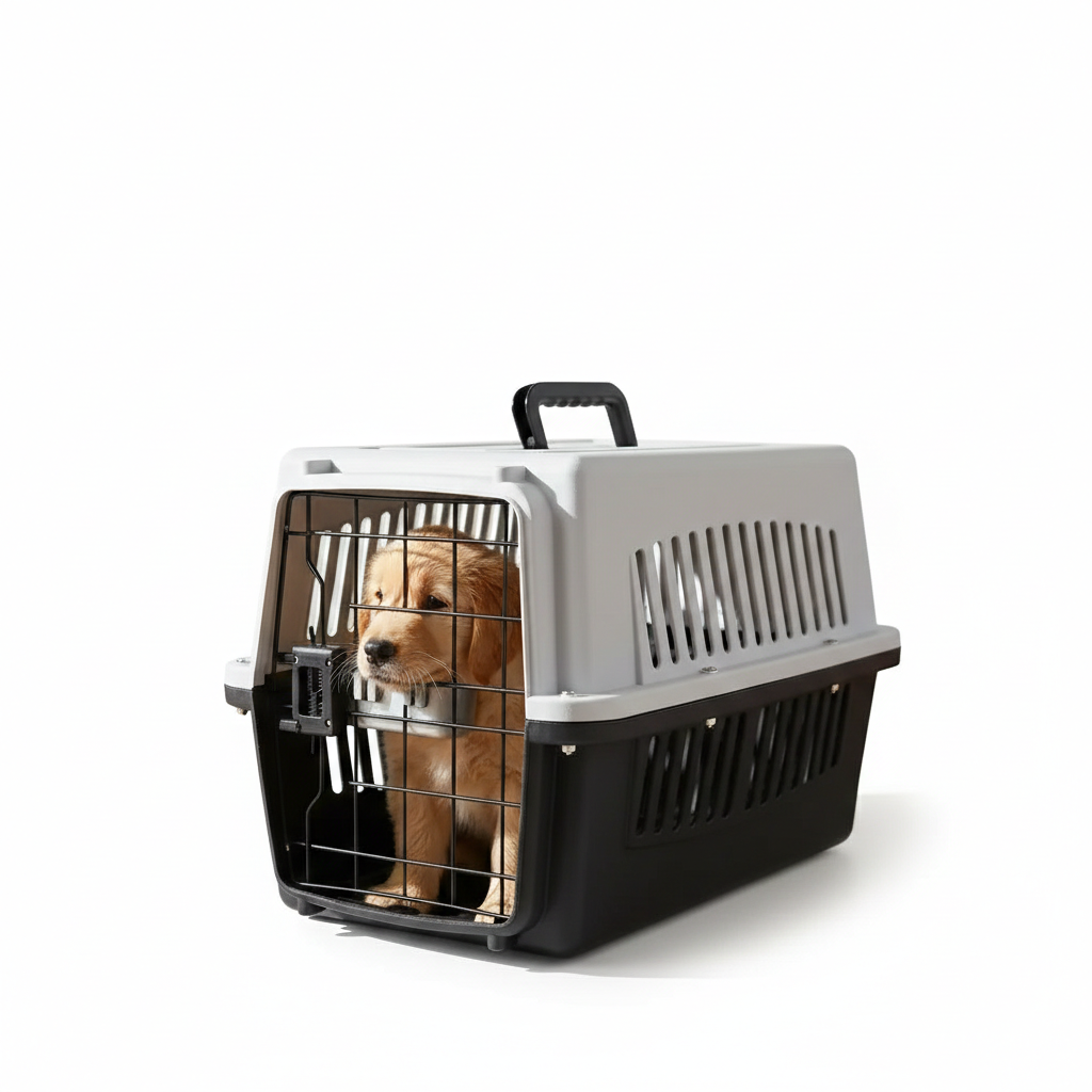 Guacal Cargador Plastico Para Viajes Perros