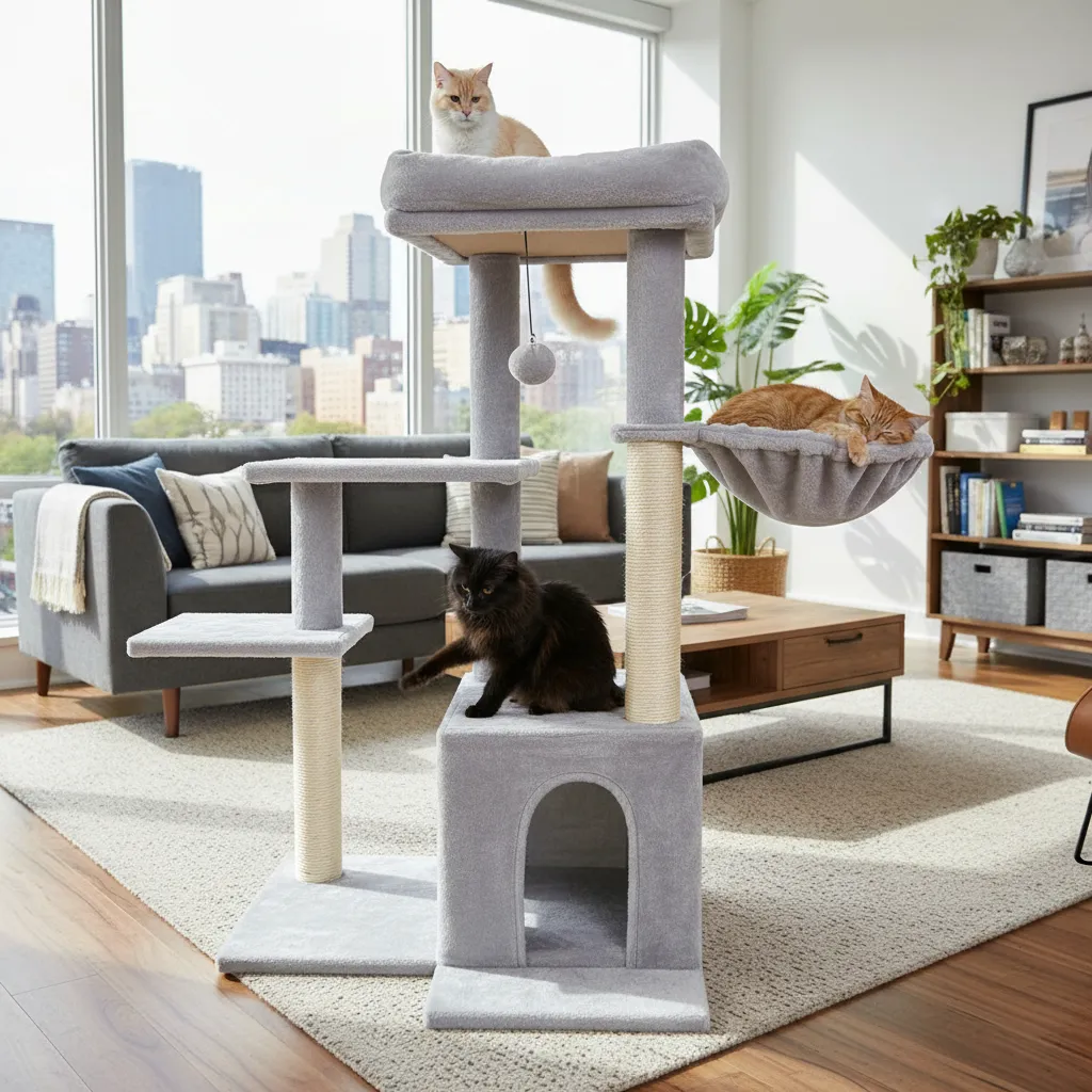 Gimnasio Arbol Rascador Para Gatos Blass Desarmable