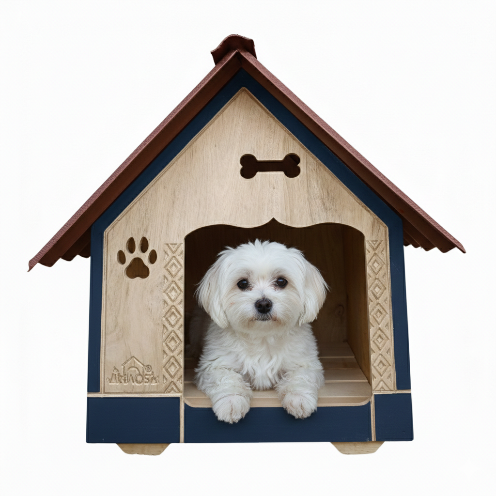 Casa Para Perros En Pino Interperie