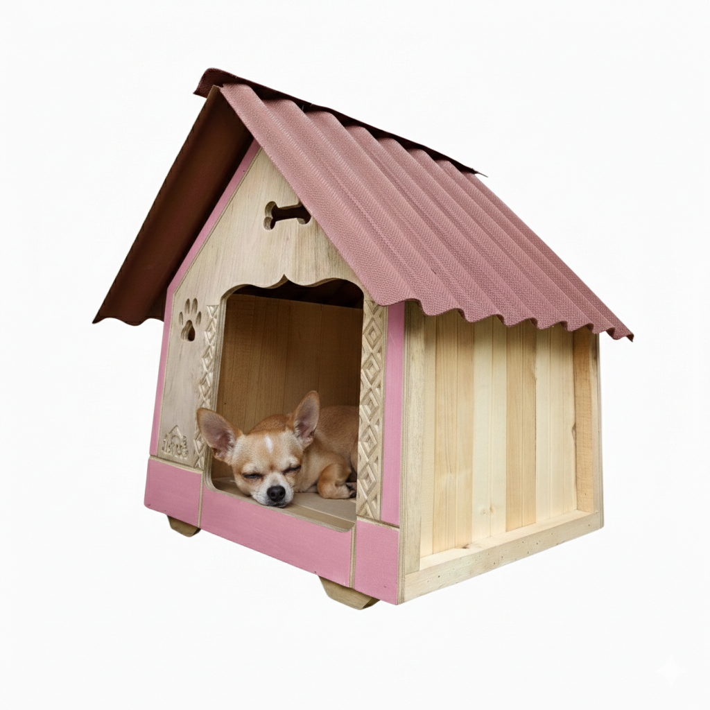Casa Para Perros En Pino Interperie