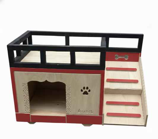 Casa Con Rampa Para Perro Pequeño