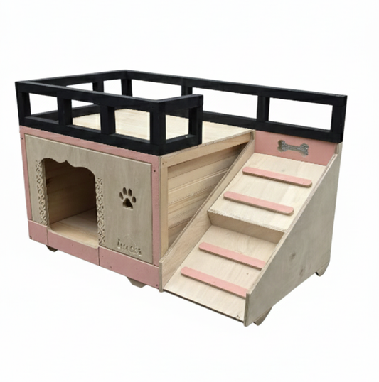 Casa Con Rampa Para Perro Pequeño