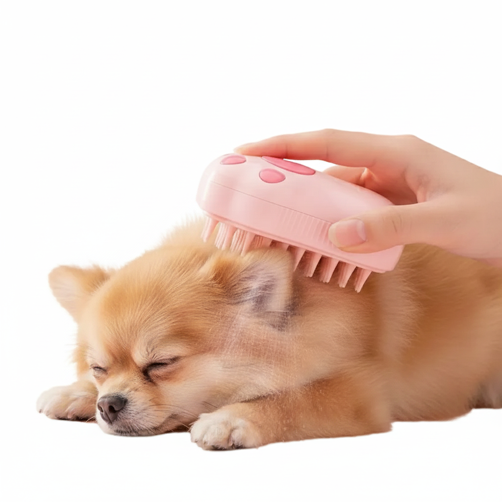 Cepillo De Baño Masajeador Spray Para Gatos o Perros
